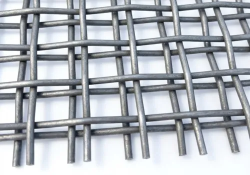 high-tensile spring steel crimped wire mesh for mining screens