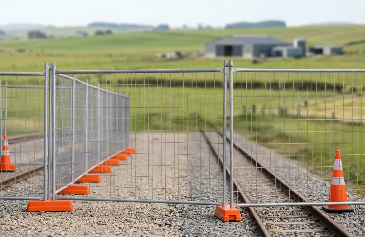 Metal farm fencing, livestock fencing and temporary construction fence