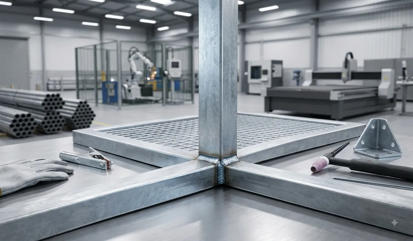 Professional metal welding and assembly for fencing structures