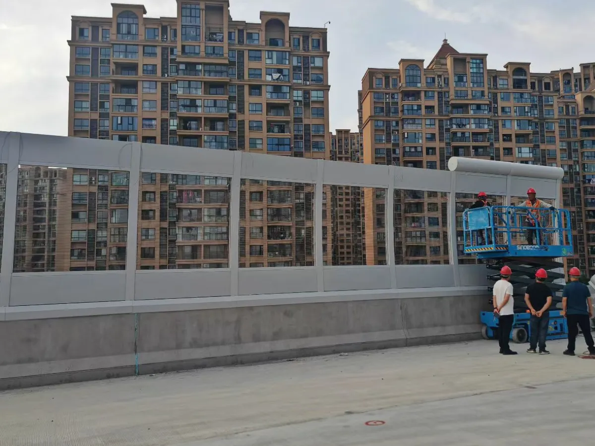 Highway bridge noise barrier renovation project for S207 Expressway in China