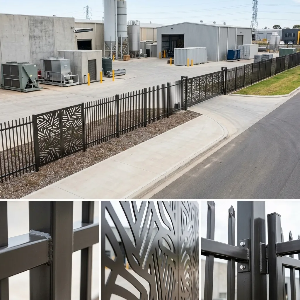 Custom metal fencing for industrial, agricultural and commercial applications